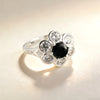 Ventfille Silver Waterdrop Open Line Cross Ring For Female Unique Design Jewelry Gift - Image 7