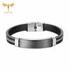 Stainless Steel Bracelet Men Women Wristband Black Grooved Rudder Mesh Chain Insert Gothic Wristband Stylish Bangle Accessories - Image 18