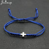 Colorful Woven Rope String Bracelet Boho Cross Charm Bracelets for Women Girls Handmade Jewelry Lucky Gift - Image 8