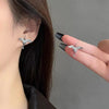 Creative Design Crane Stud Earrings for Men and Women Punk Rock Hip Hop Retro Animal Earrings Jewelry Gifts
