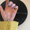 Kpop Shiny Star Necklace for Women Y2K Crystal Zircon Cross Pendant Necklaces Girls Antique Silver Color Clavicle Chain - Image 21