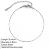 Stainless Steel Delicate Anklet for Women Gold Color Chain Anklet Bracelets on The Leg Do Not Fade Anklet Jewelry Women - Image 23