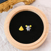 Asymmetric Cute Little Mouse Cheese Stud Earrings For Women Lovely Sweet Small Earrings Party Daily Versatile Jewelry Gift - Image 3