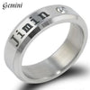 Army Jung Kook J-hope Jimin Jin Rap Monst Suga V Rm Rhinestone Titanium Steel Finger Ring Kpop Jewelry Gifts Inner 18mm - Image 8