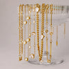 Delicate Cubic Zirconia Chain Necklace For Women Minimalist Gold Plated Stainless Steel Necklace Jewelry - Image 6