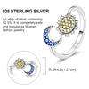 Silver Ring Sparking Rose Fire Dragon Firefly Open Rings For Women Girls Birthday Anniversary Party Gifts - Image 7