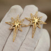 Design Classic Zirconia Star Stud Earrings for Women Jewelry Crystal Earrings - Image 7