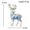 Strong Deer Brooches For Women Men 2-color Beautiful Antler Elk Deer Animal Brooch Pins Christmas Year Gifts - Image 6