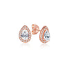 Infinity and Heart Stud Piercing Earrings with Crystal Accents - Image 16