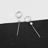 Gothic Jewelry Cross Star Drop Earrings Punk Charms Stitching Rivet Earrings for Women Korean Accessories - Image 5