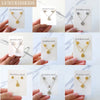Flower Rose Jewelry Sets For Women Fairy Moon Stars Pineapple Pendant Necklace Earrings Romantic Office Accessories - Image 1