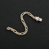 Brass Cuban Link Chain Bracelet Gold Plated with Zircon 6mm 8mm 10mm Width 17cm 20cm Unisex Hip Hop Jewelry - Image 3