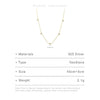 Silver Gold Starry Sky Spakle Star Linked CZ Zircon Choker Necklace Long Chains Women Wedding Jewelry Gift - Image 6