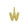 Stainless Steel Gold Plated 26 Letters Name Necklace Zircon Pendant Necklace - Image 15
