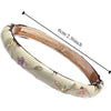 Double Bangle Vintage Cloisonne Bangle Traditional Chinese Hollow Out Flower Bangle Vintage Ethnic Women's Hand Bracelet - Image 28