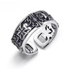 1Pcs Rings Cross Figure Hombres Jewelry Vintage Y2k Anel Punk Gothic Couple Ring Adjustable Nuevo En Anill - Image 1
