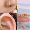 Silver Color Simple Punk Metal Zircon Ear Cuff Clip on Earrings for Women No Pierced Crystal Star Earcuff Ear Wrap Clips Jewelry - Image 14