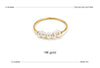Gold Plated Stainless Steel Freshwater Pearls Rings For Women - Image 13