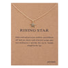 Alloy Cute Elegant Sun Love Star Leaves Clover Unicorn Luck Pendant Necklaces for Women Accessories Jewelry - Image 14