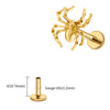 Titanium Spider Labret Lip Ring Tragus Cartilage Conch Flat Helix Stud Earring Halloween Piercing Jewelry - Image 14