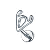 16G 316L Stainless Steel Labret Stud with Decorative Screw-Fit Top for Cartilage Piercings - Image 20