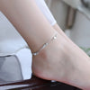 Silver Color Stamp Anklets For Women Foot Leg Chain Link Bracelet Double Layers Beach Accessories Jewelry - Image 44