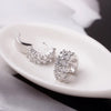Punk Rock Unisexual Square Rhinestone Shine Hoop Earrings Silver Simple Hook Type Ear Circle Women Jewelry Gift - Image 3