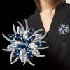Sunflower Crystal Brooch Pin in Multiple Color Styles - Image 1