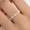 Simple Stylish Female Finger-ring with Marquise Round Cubic Zirconia Women Rings Versatile - Image 1