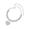 Shining Cubic Zirconia Chain Anklet For Women Silver Color Ankle Bracelet Barefoot Sandals Foot Jewelry - Image 8
