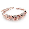 Love Braided Leaf Bracelet Charm Crystal Wedding Bracelets For Women Anniversary Valentines Day Gifts Aesthetic Jewelry - Image 6