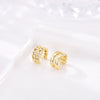 Double Hoops Geometric Fake No Pierced Clip Earrings For Women Zirconia Ear Clips Elegant Ear Cuff Earings Jewelry - Image 5