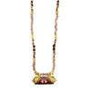 Double-Sided Eye Pendant Necklace with Woven Cord in Three Colors - Image 10