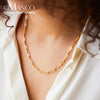 Paperclip Link Chain Women Necklace Stainless Steel Gold Color Chain Necklace For Women Men Jewelry Gift - Image 1