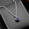 Stainless Steel Birthstone Pendant Necklace Cremation Ashes Jewelry with Colorful Gemstones, Keepsake Memorial for Human Ashes - Image 7