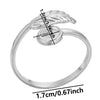 5pcs Minimalist Long Style Oval Stainless Steel Geometric Ring Leaves Square Chunky Hollow No Fade Rings For Women Men Jewelry - Image 20