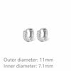 Triple Pave Hoop Earrings in One Pair or Three Pair Sets - Image 8
