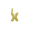 Stainless Steel Gold Plated 26 Letters Name Necklace Zircon Pendant Necklace - Image 16
