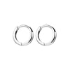 Two-Piece Mini Hoop Piercing Earrings in Gold-Tone Silver-Tone or Rose Gold-Tone - Image 18