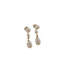 Three Freshwater Pearls Strand Drop Earrings For Women Gold Plated Brass Long Earring Statement Jewelry - Image 6