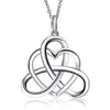 High End Geometric Design Love Cube Zircon Necklace with Removable Round Zircon Jewelry Elegant Daily Accessories - Image 19