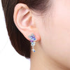 Silver Colorful Love Satellite Drop Earrings Women Earrings Charm Versatile Party Jewelry Gifts - Image 3