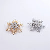 Rhinestone Snowflake Brooches Women Winter Clothing Garment Jewelry Pin Christmas Gift - Image 4
