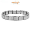 Women Jewelry 9mm Width Color Stainless Steel Bracelet Bangle Girls Wedding Gift - Image 1