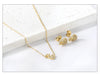 Necklaces Jewelry Sets For Women Girls Stainless Steel Pendant Necklaces And Earrings 2 Pieces Sets Wedding Party Jewelry Gifts - Image 58