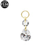 High-quality ASTM Titanium Classic Pear-cut Zirconia Accessory Charm Earrings Jewelry Items - Image 8