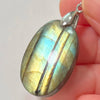 Pink Labradorite Pendant Irregular Shape Bead Stone Purple Necklace for Men Women - Image 7