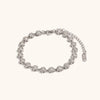 La. Muses Pink Round Zircon Stainless Steel Women's Bracelet Pvd Gold Plated Daily Jewelry - Image 9