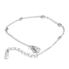 Thin Stainless Steel Cubic Zirconia Chain Bracelet Bangle for Women Summer Delicate Aesthetic Chic Wrist Jewelry Recommend - Image 8