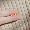 Korean Minimalism Gold Color Small Leaf Butterfly Stud Earrings for Women Daily Wear Ear Girls Pierc Gifts - Image 10
